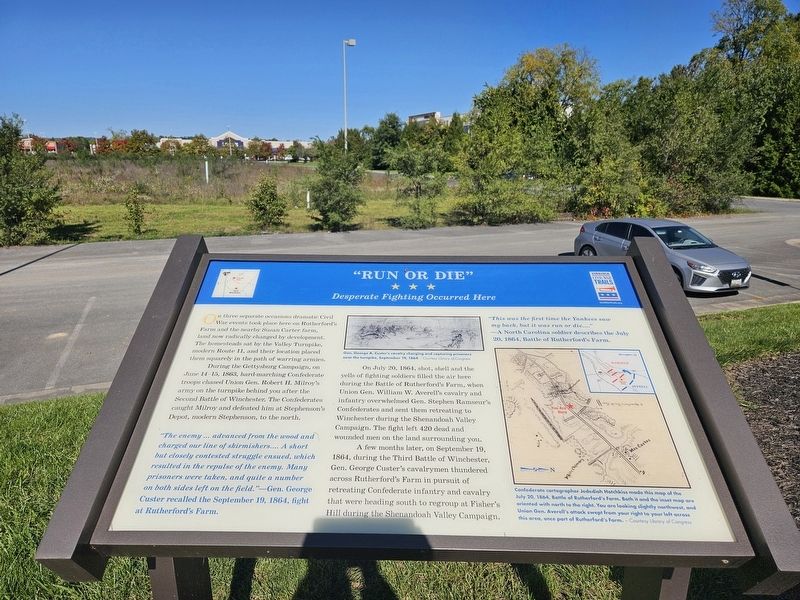 "Run or Die" Marker. Click for full size. "Run or Die" Marker image. Click for full size.