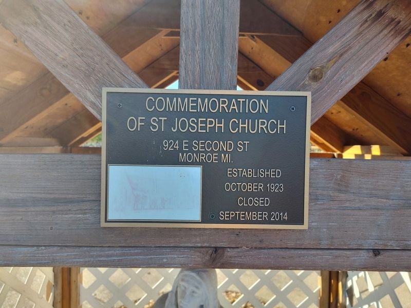 Commemoration of St Joseph Church Marker. Click for full size. Commemoration of St Joseph Church Marker image. Click for full size.
