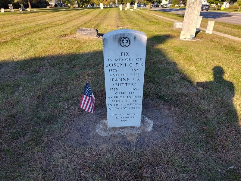 Fix Memorial Marker image. Click for full size.