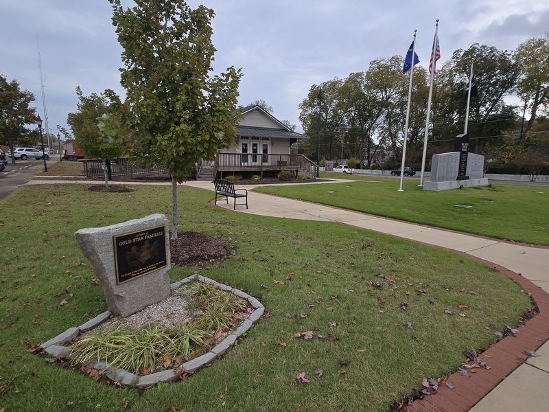 West side view of York County Gold Star Memorial. Click for full size. West side view of York County Gold Star Memorial image. Click for full size.