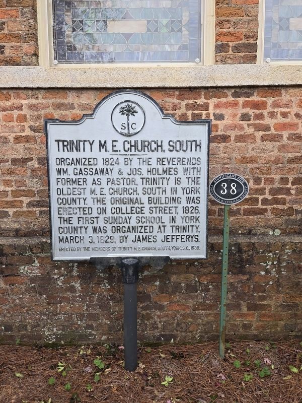 Trinity M. E. Church, South Marker. Click for full size. Trinity M. E. Church, South Marker image. Click for full size.