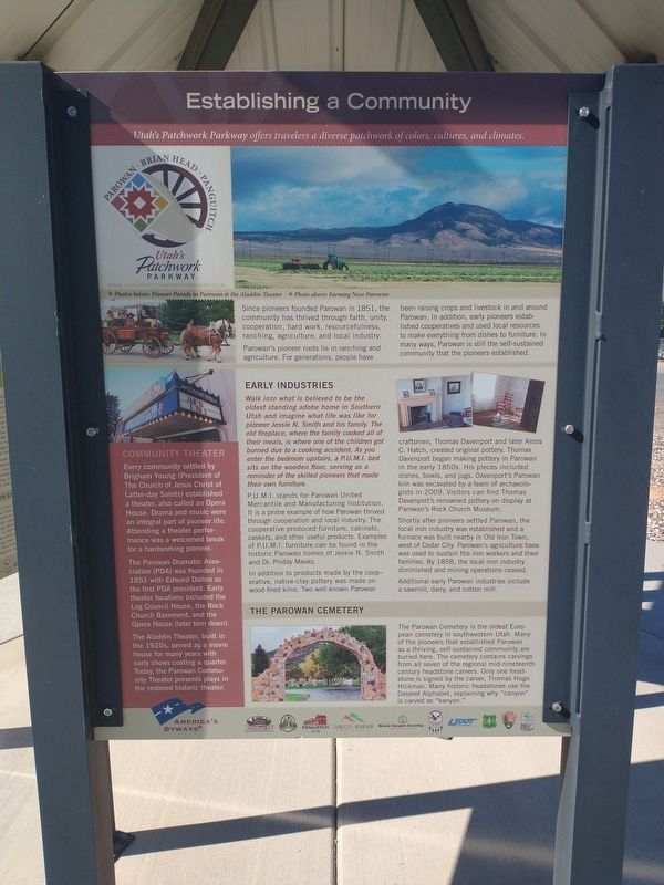 Establishing a Community Marker. Click for full size. Establishing a Community Marker image. Click for full size.