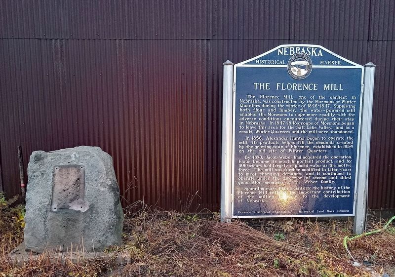 The Florence Mill Marker Missing image. Click for full size.