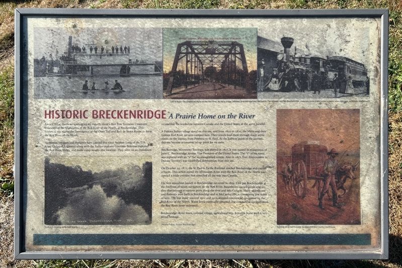 Historic Breckenridge Marker image. Click for full size.
