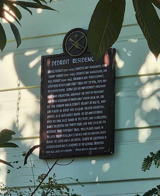 Dedriot Residence Marker image. Click for full size.