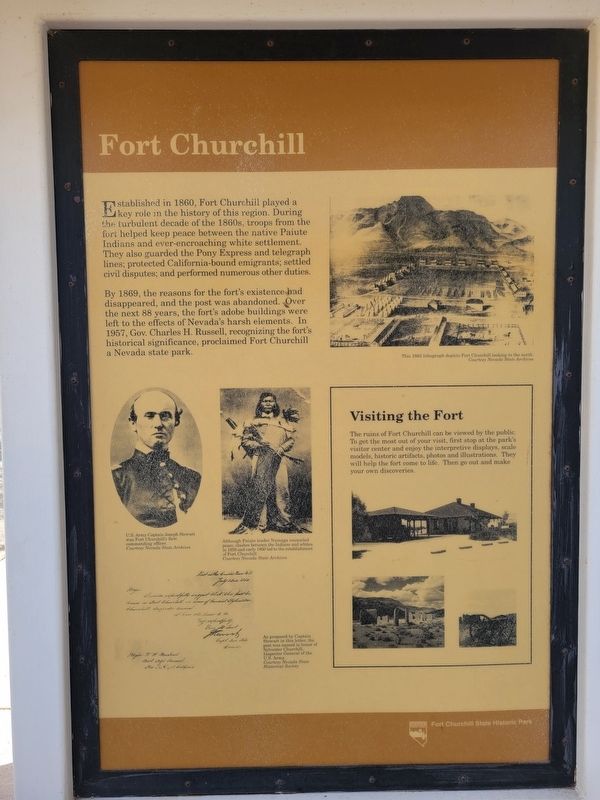 Fort Churchill/Buckland Station Marker image. Click for full size.