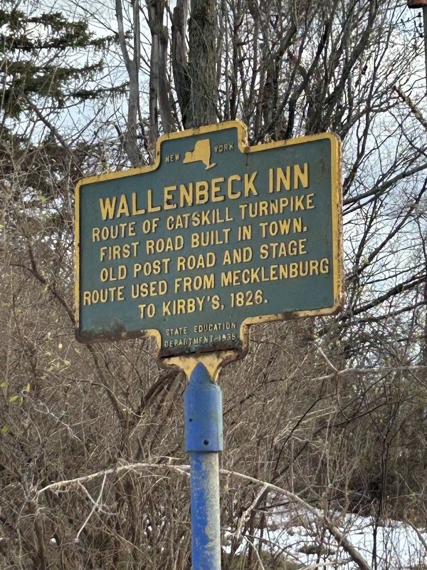 Wallenbeck Inn Marker image. Click for full size.
