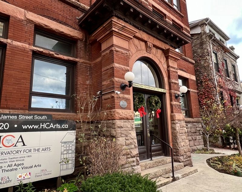 Former Conservatory of Music Marker image. Click for full size.