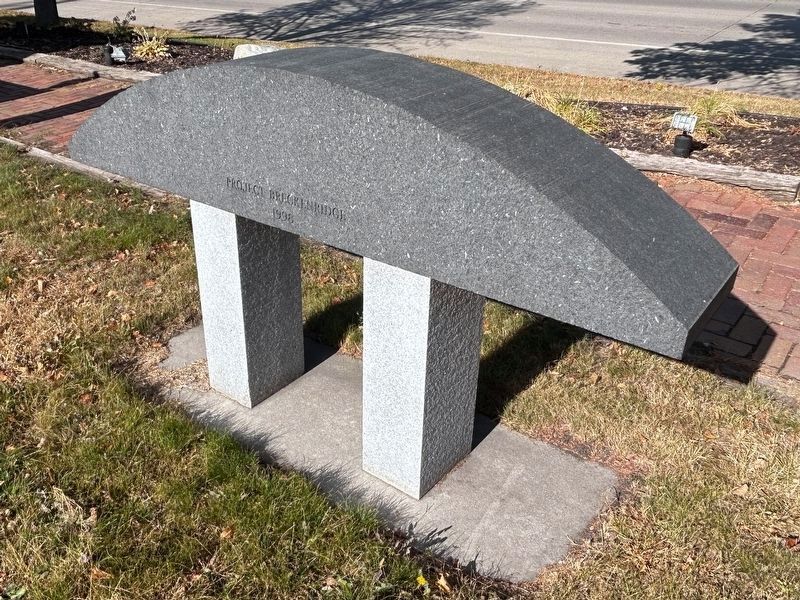 The Last Rail Spiked into Breckenridge Marker, Side Two image. Click for full size.