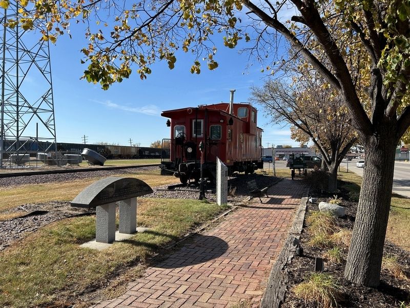 The Last Rail Spiked into Breckenridge Marker image. Click for full size.