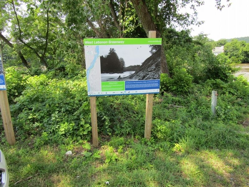 West Lebanon Greenway Marker. Click for full size. West Lebanon Greenway Marker image. Click for full size.