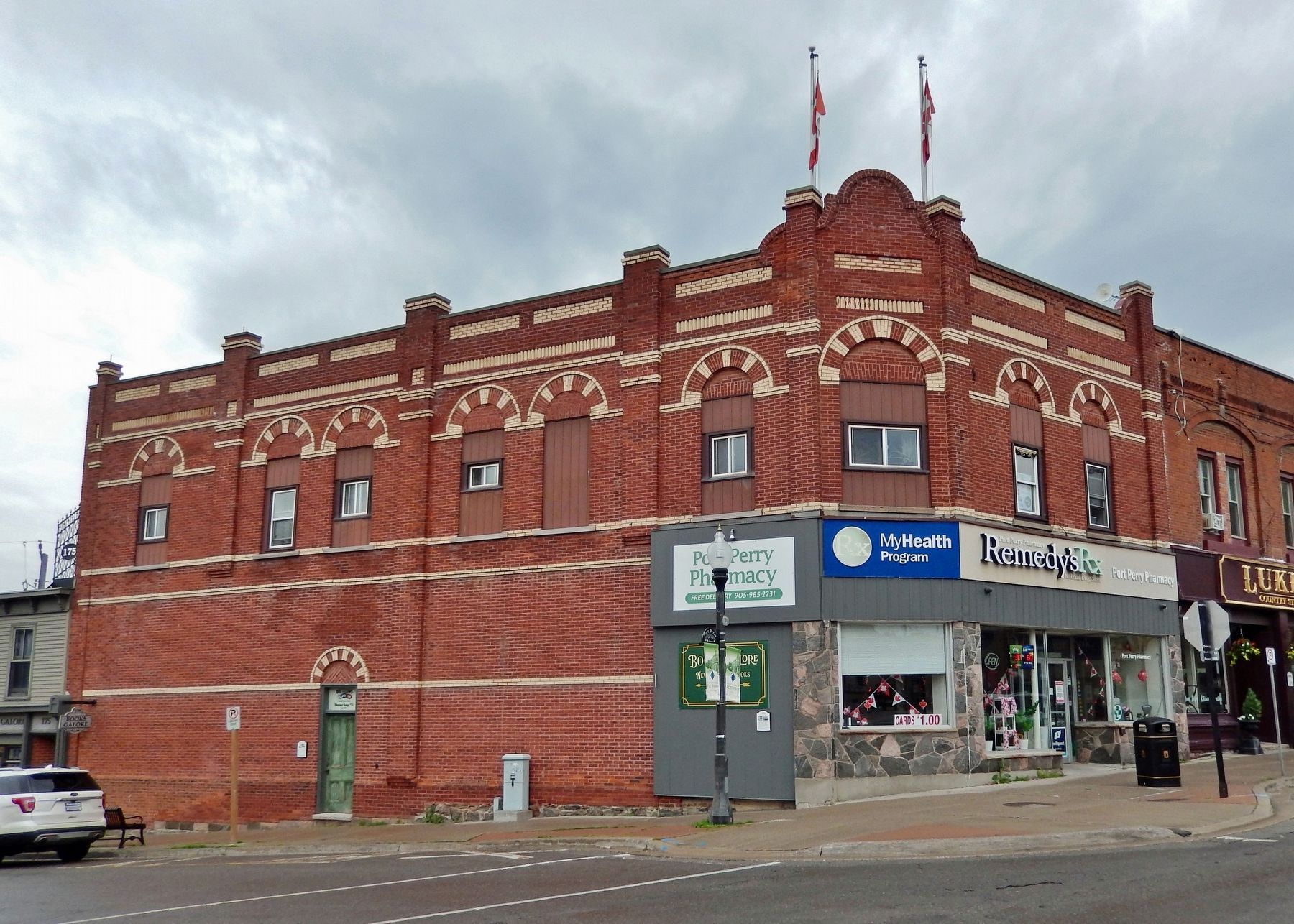 The Currie Block (<i>southwest elevation</i>) image. Click for full size.