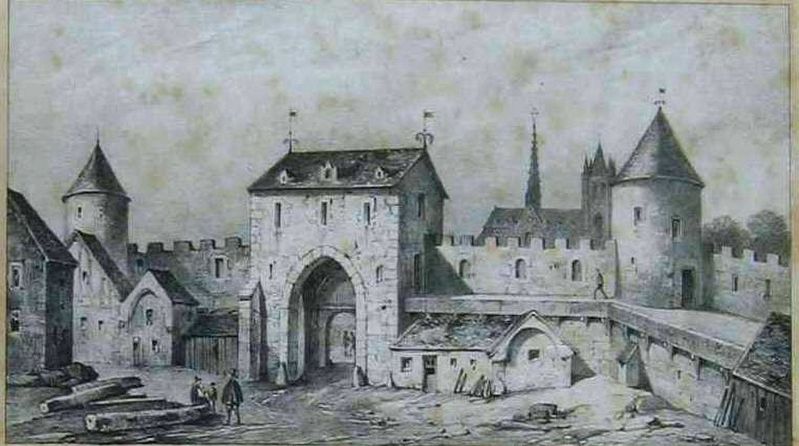 La porte Saint-Victor / Saint Victor Gate image. Click for full size.