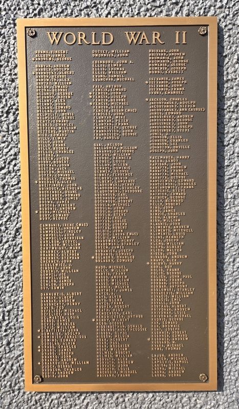 Port Vue Borough Honor Roll Marker. Click for full size. Port Vue Borough Honor Roll Marker image. Click for full size.