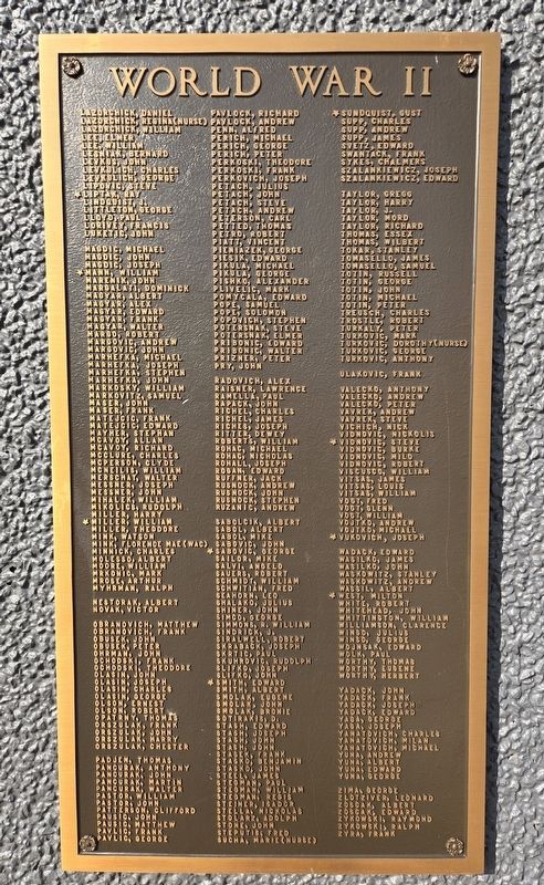 Port Vue Borough Honor Roll Marker. Click for full size. Port Vue Borough Honor Roll Marker image. Click for full size.