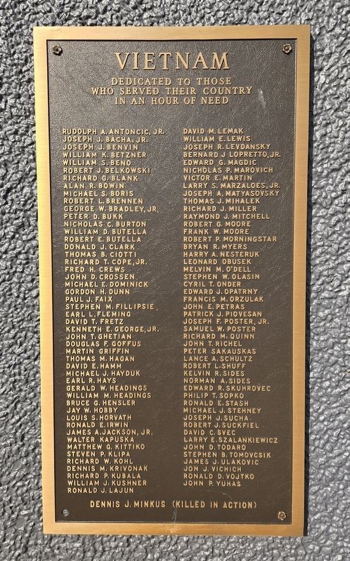 Port Vue Borough Honor Roll Marker. Click for full size. Port Vue Borough Honor Roll Marker image. Click for full size.