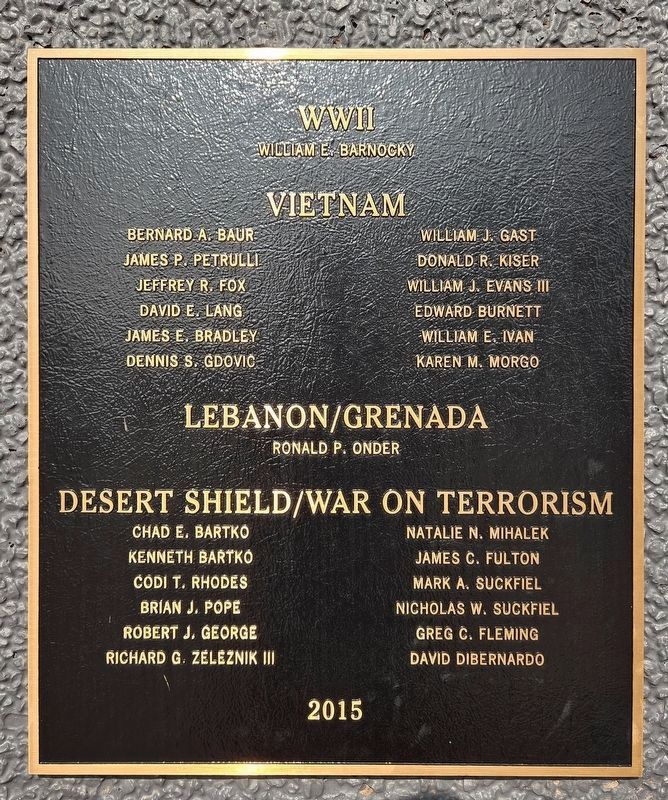Port Vue Borough Honor Roll Marker. Click for full size. Port Vue Borough Honor Roll Marker image. Click for full size.