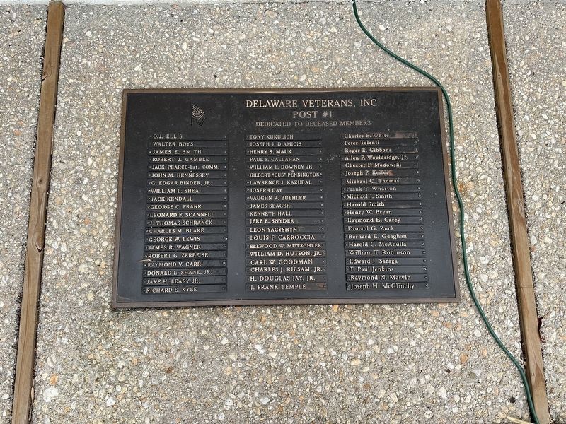 Veterans Memorial - Tablet 3. Click for full size. Veterans Memorial - Tablet 3 image. Click for full size.