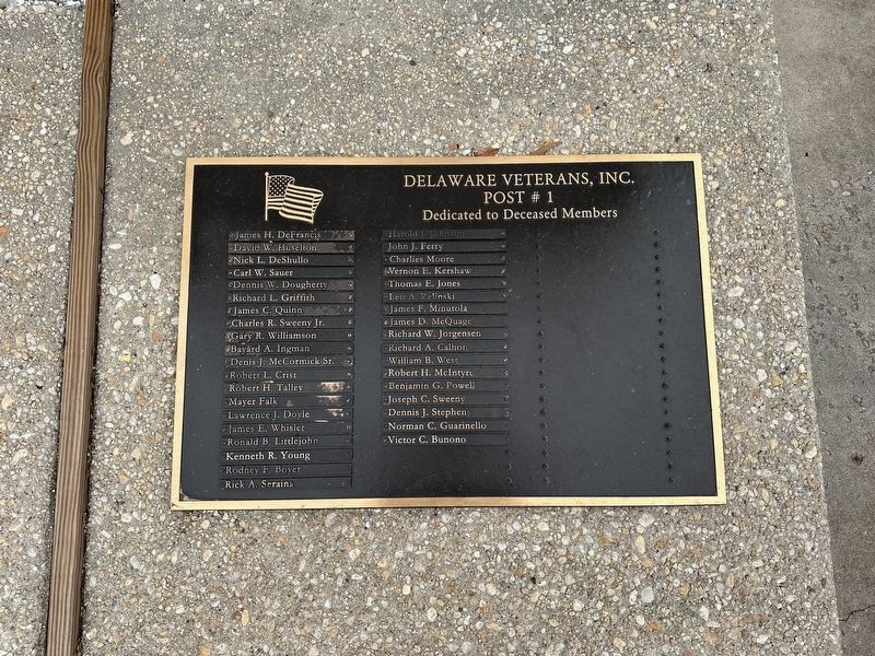 Veterans Memorial - Tablet 6. Click for full size. Veterans Memorial - Tablet 6 image. Click for full size.