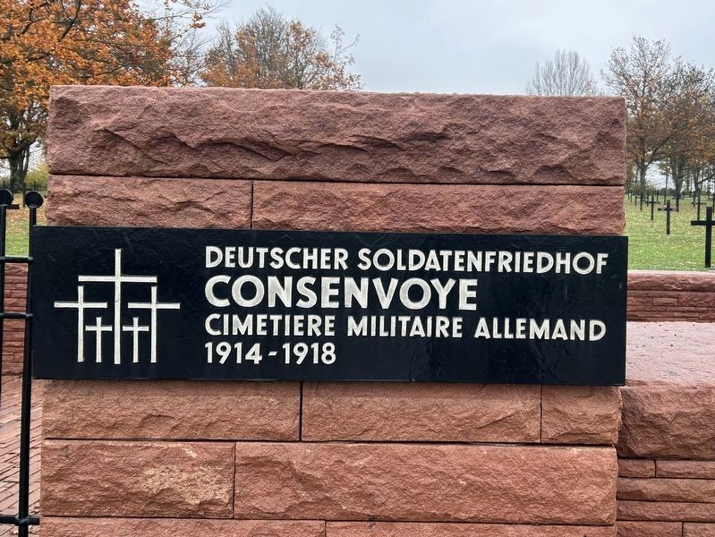Deutscher Soldatenfriedhof Consenvoye Marker image. Click for full size.
