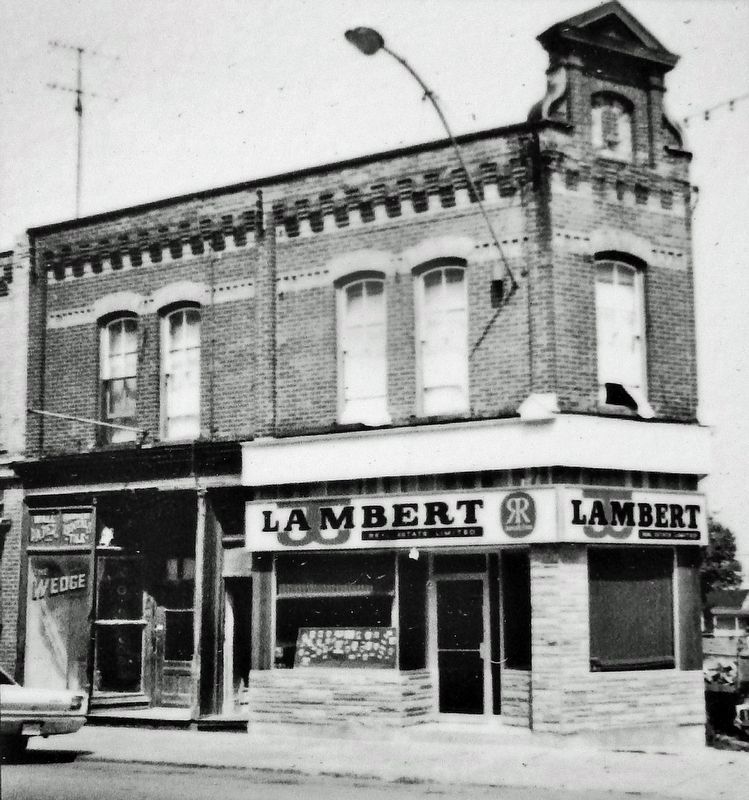 Marker detail: J.J. Lambert Real Estate � 1968 image. Click for full size.
