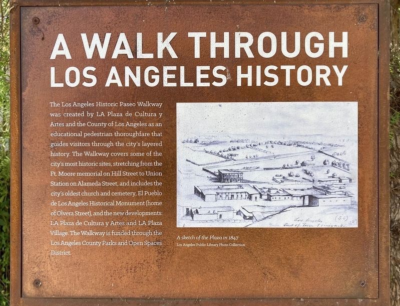 Los Angeles History image. Click for full size.