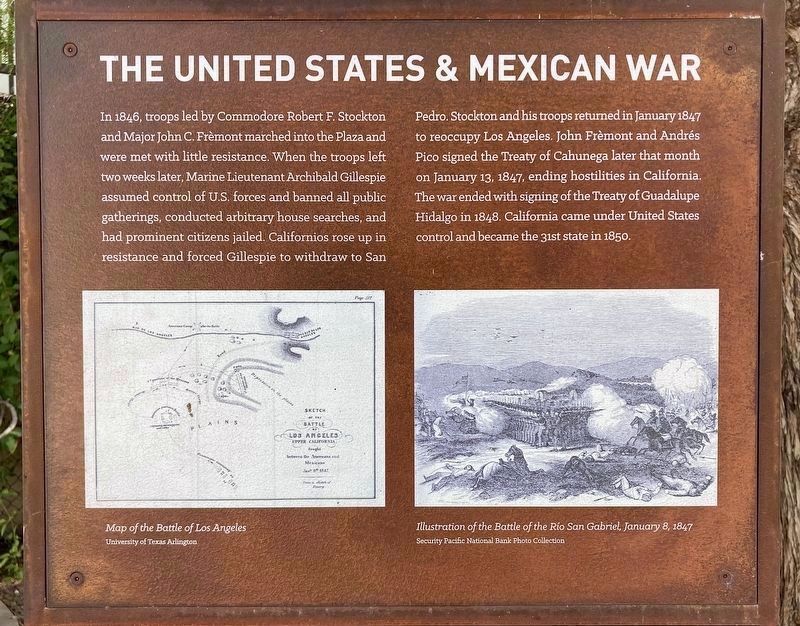 U.S. & Mexican War image. Click for full size.