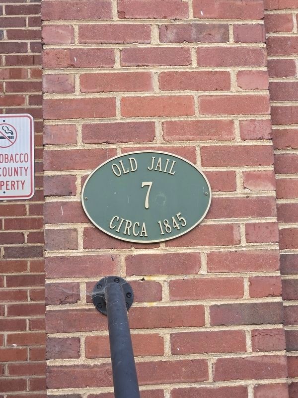 Jefferson County Jail Marker placed by the city of Dandridge image. Click for full size.