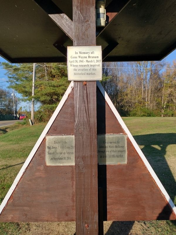 A Hidden Family Quilt During the War Between the States Marker. Click for full size. A Hidden Family Quilt During the War Between the States Marker image. Click for full size.