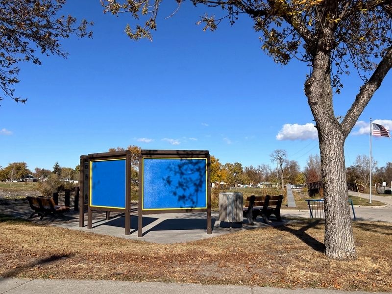 Red River of the North Marker (right) image. Click for full size.