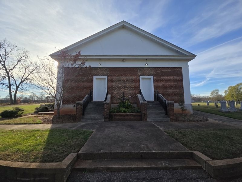 Front of Grace Union Church. Cemetery is to the right. Click for full size. Front of Grace Union Church. Cemetery is to the right image. Click for full size.
