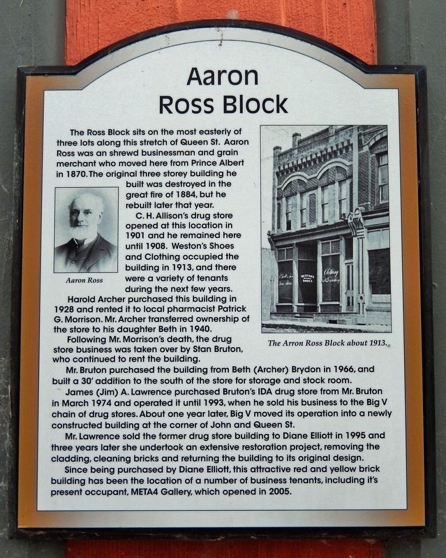 Aaron Ross Block Marker image. Click for full size.