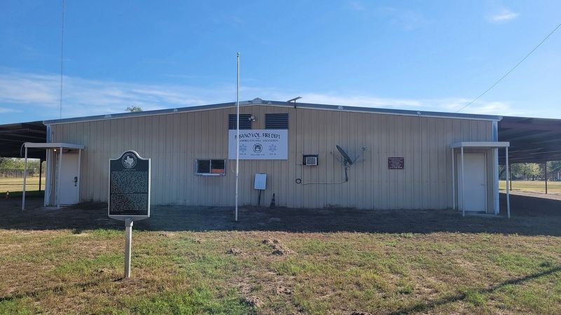 The view of the Campbellton Marker in front of the fire station. Click for full size. The view of the Campbellton Marker in front of the fire station image. Click for full size.