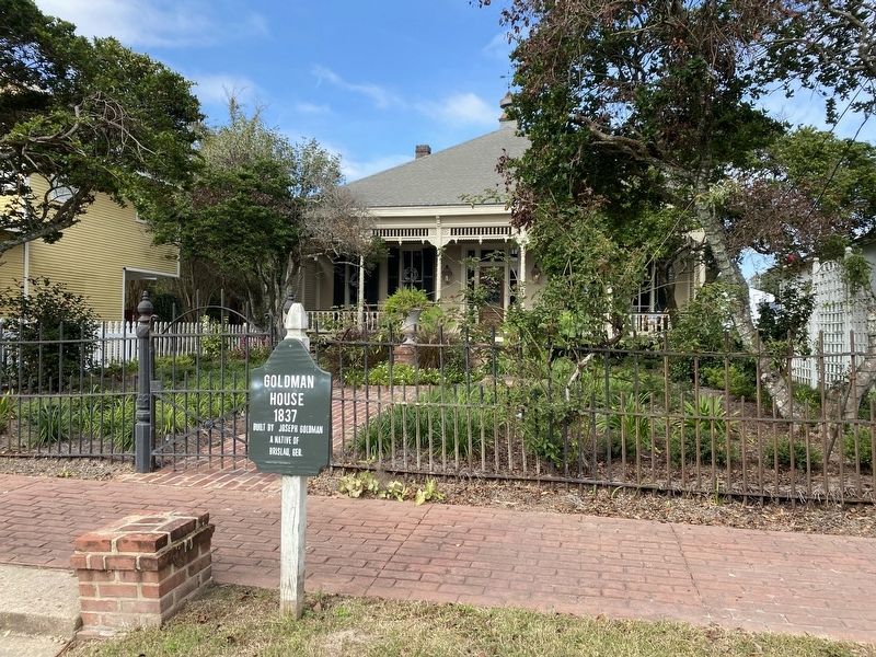 Goldman House Marker. Click for full size. Goldman House Marker image. Click for full size.