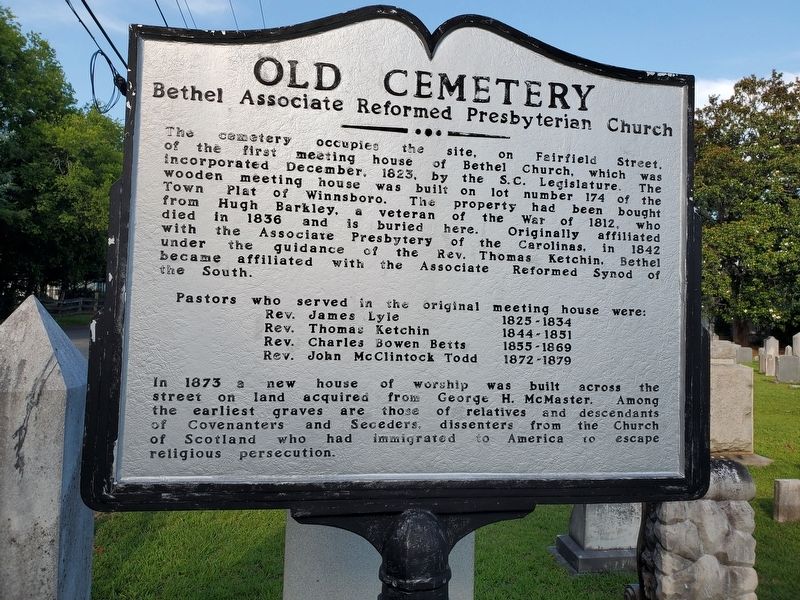 Old Cemetery Marker. Click for full size. Old Cemetery Marker image. Click for full size.