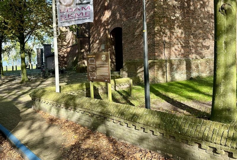 Grote kerk Edam / “Great Church” of Edam Marker - wide view. Click for full size. Grote kerk Edam / “Great Church” of Edam Marker - wide view image. Click for full size.