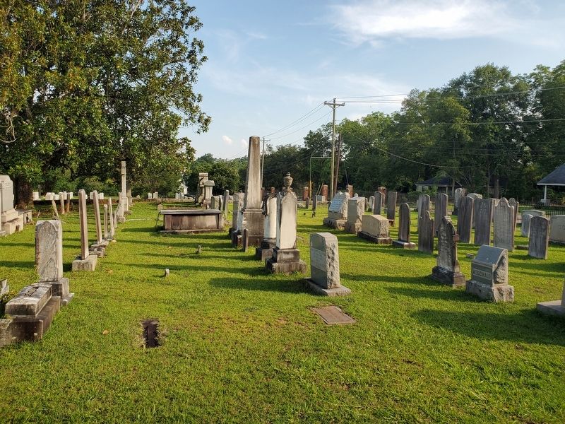 View of the Old Cemetery from Fairfield Street. Click for full size. View of the Old Cemetery from Fairfield Street image. Click for full size.