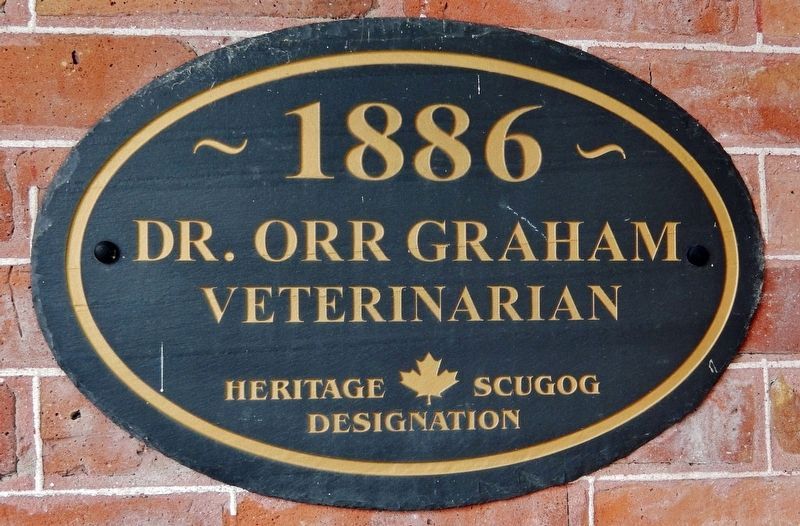 Scugog Heritage Designation Marker. Click for full size. Scugog Heritage Designation Marker image. Click for full size.