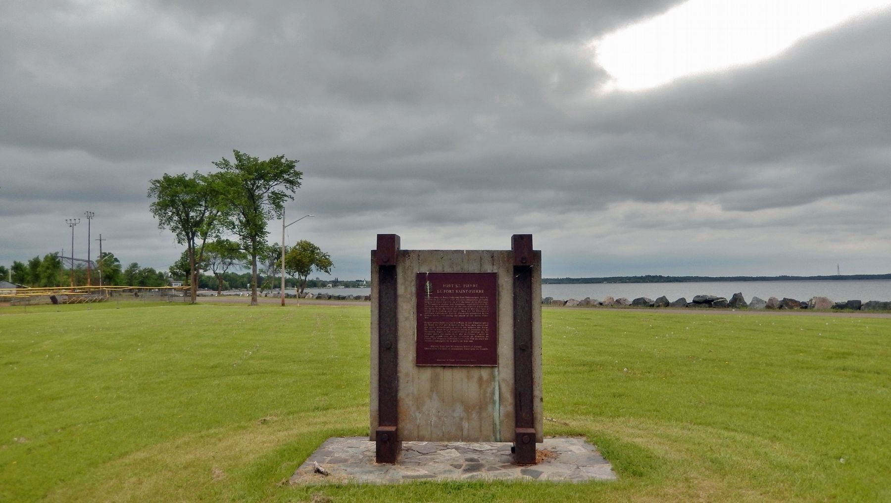 Fort St. Pierre / Le Fort Saint-Pierre Marker image. Click for full size.