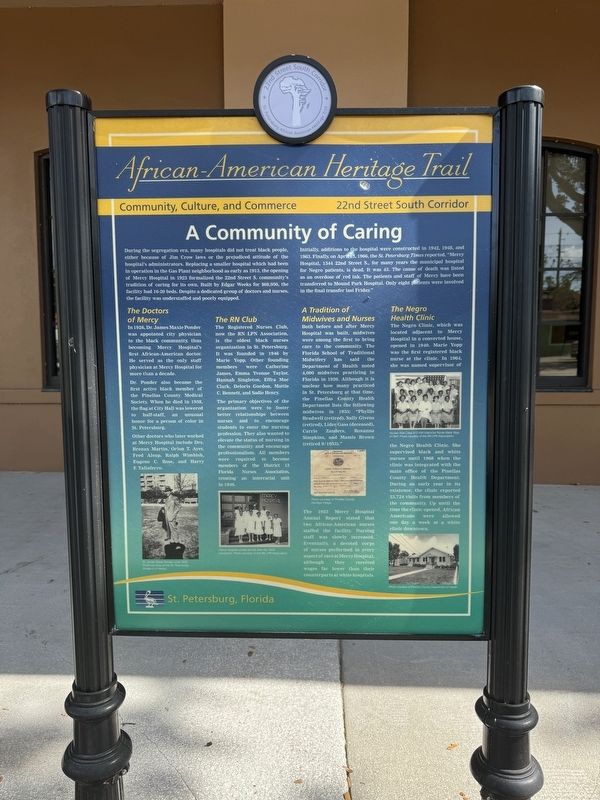 A Community of Caring Marker. Click for full size. A Community of Caring Marker image. Click for full size.