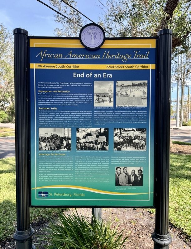 End of an Era Marker. Click for full size. End of an Era Marker image. Click for full size.