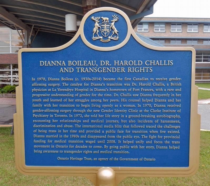 Dianna Boileau (<i>marker south side � English</i>) image. Click for full size.