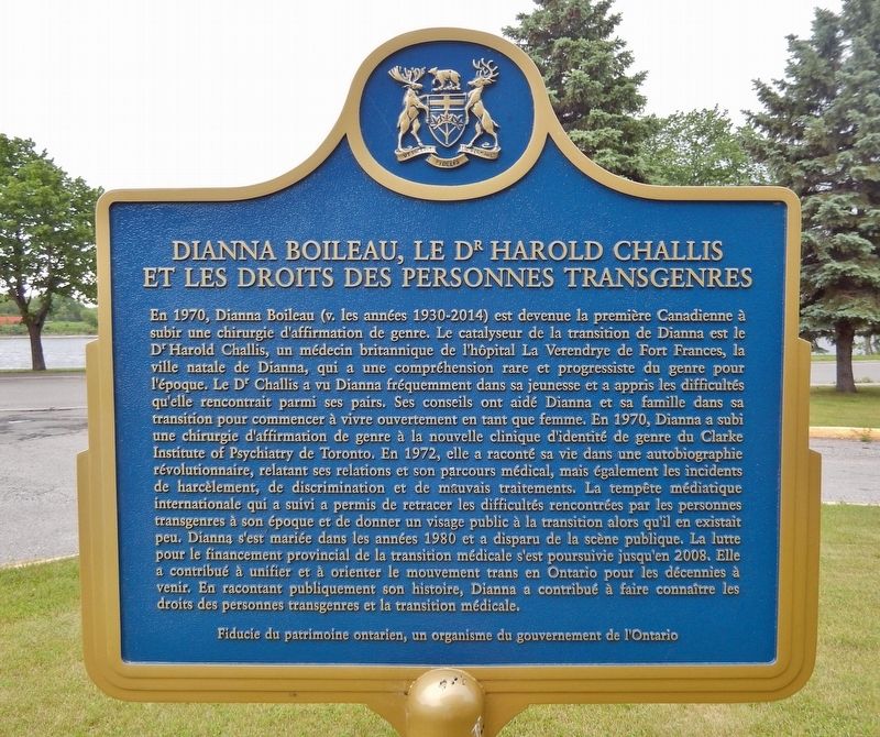 Dianna Boileau (<i>marker north side &bull; Fran�ais</i>) image. Click for full size.