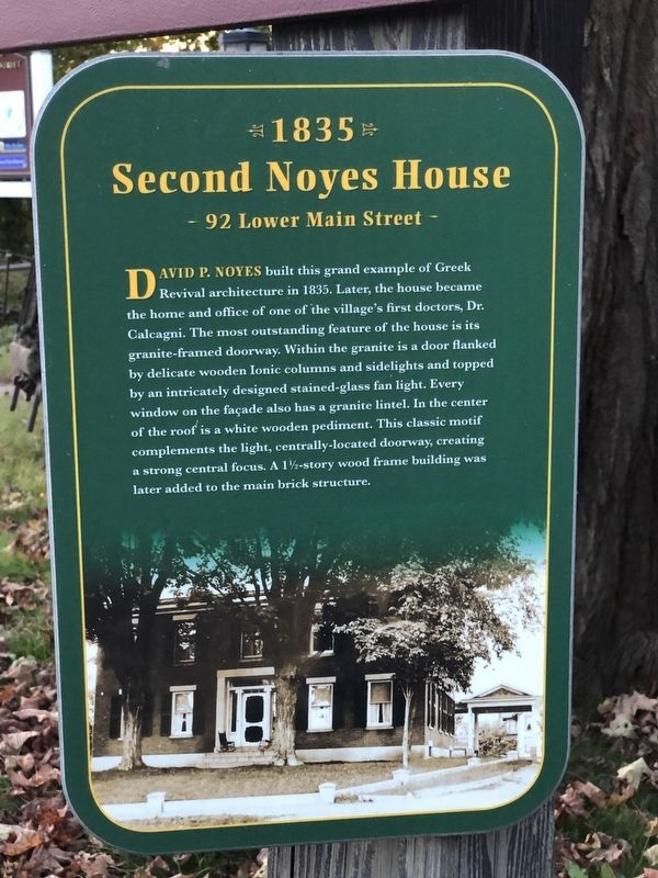 Second Noyes House Marker. Click for full size. Second Noyes House Marker image. Click for full size.