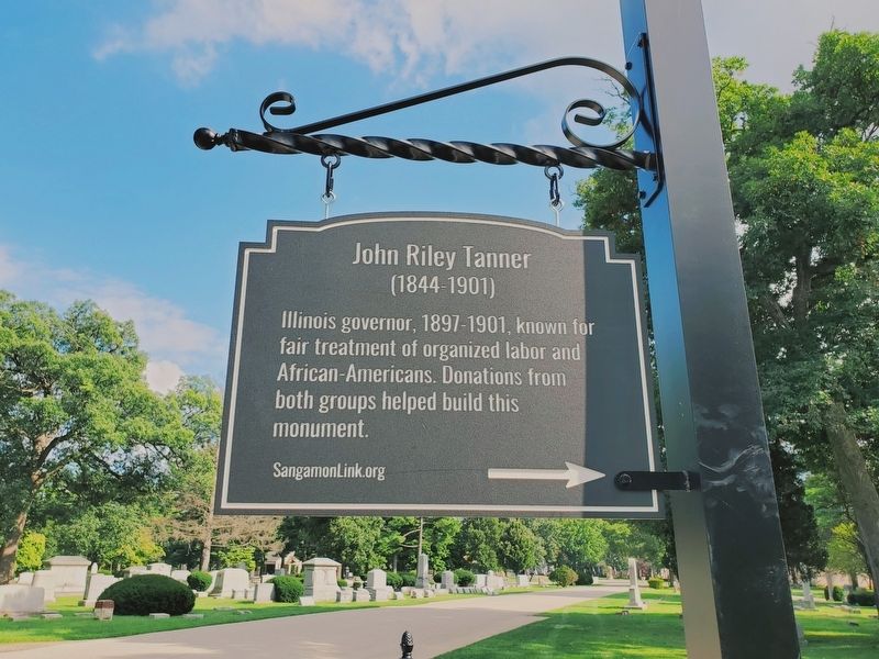 John Riley Tanner Marker. Click for full size. John Riley Tanner Marker image. Click for full size.