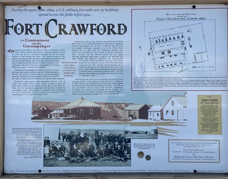 Fort Crawford Marker. Click for full size. Fort Crawford Marker image. Click for full size.