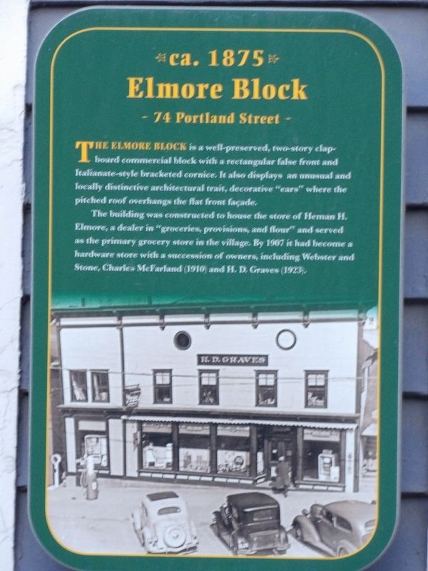 Elmore Block Marker. Click for full size. Elmore Block Marker image. Click for full size.