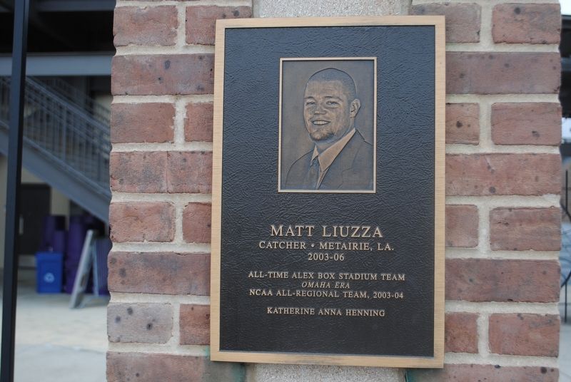 Matt Liuzza Marker. Click for full size. Matt Liuzza Marker image. Click for full size.