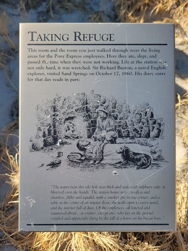 Taking Refuge Marker image. Click for full size.