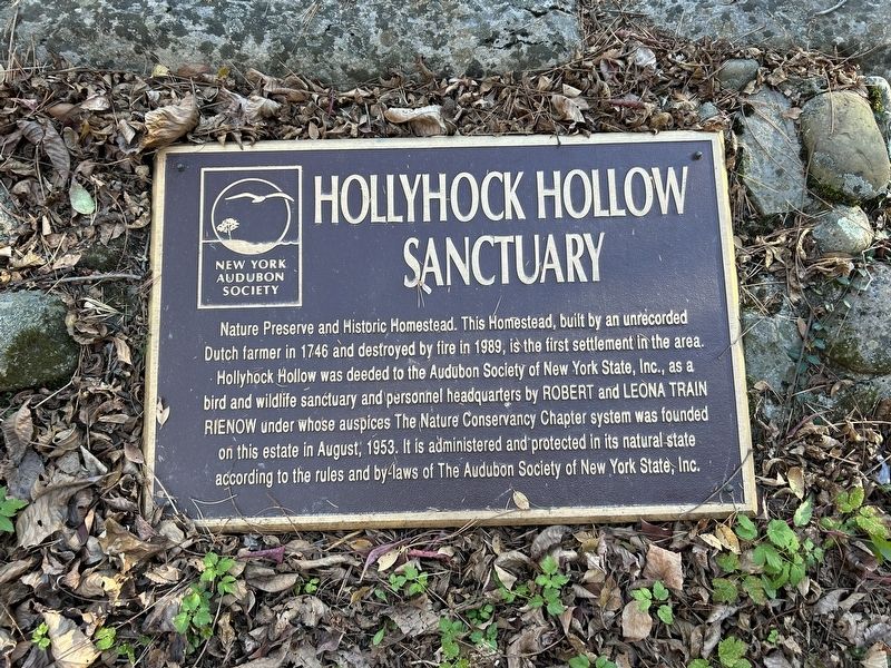 Hollyhock Hollow Sanctuary Marker image. Click for full size.